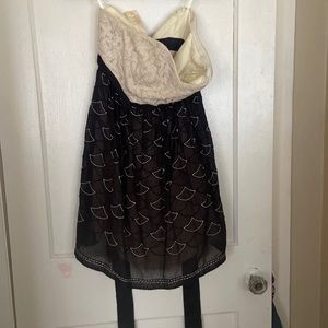Anthropologie strapless dress